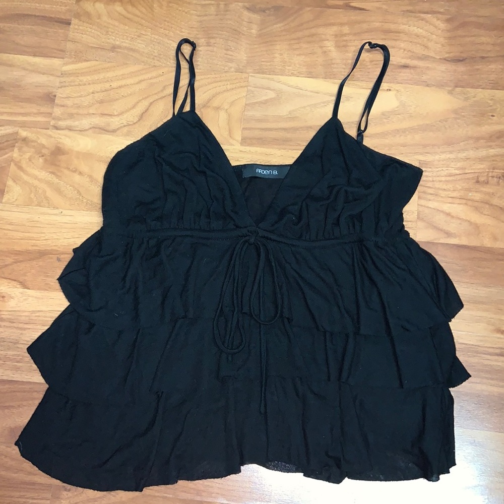 Arden B. Ruffled Tank